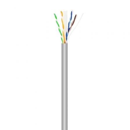 Aisens A135 0660 Bobina de Cable de Red RJ45 UTP CAT.6 AWG23 CCA (Aleación) 4 Pares Gris 100 Metros